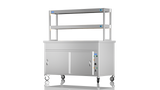 Nordstar NordStar Hot Cupboard Bain Marie 4 x 1/1GN With 2 Tier Heated Gantry | DTCBM1500 Hot Cupboards Nordstar