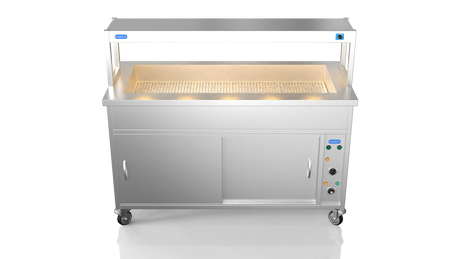 Nordstar NordStar Hot Cupboard Bain Marie 4 x 1/1GN With Single Heated Gantry | STCBM1500 Hot Cupboards Nordstar