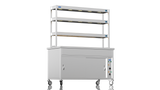 Nordstar NordStar Hot Cupboard Bain Marie 3 x 1/1GN With 3 Tier Heated Gantry | TTCBM1500 Hot Cupboards Nordstar