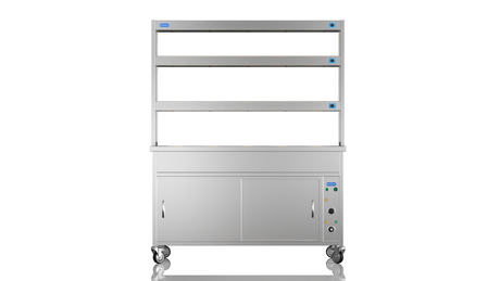 Nordstar NordStar Hot Cupboard Bain Marie 3 x 1/1GN With 3 Tier Heated Gantry | TTCBM1500 Hot Cupboards Nordstar