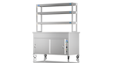 Nordstar NordStar Hot Cupboard Bain Marie 3 x 1/1GN With 3 Tier Heated Gantry | TTCBM1500 Hot Cupboards Nordstar