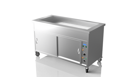 Nordstar NordStar Hot Cupboard With Bain Marie 4 x 1/1GN Dry Heat | NSHCBM1500 Hot Cupboards Nordstar