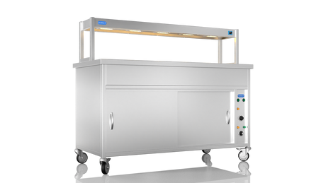 Nordstar NordStar Hot Cupboard Bain Marie 4 x 1/1GN With Single Heated Gantry | STCBM1500 Hot Cupboards Nordstar