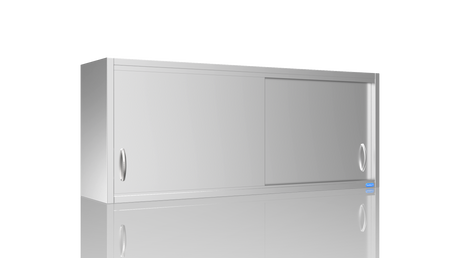 Nordstar Stainless Steel Wall Cupboard 1500mm Wide | NSWC1500 Stainless Steel Wall Cupboards Nordstar