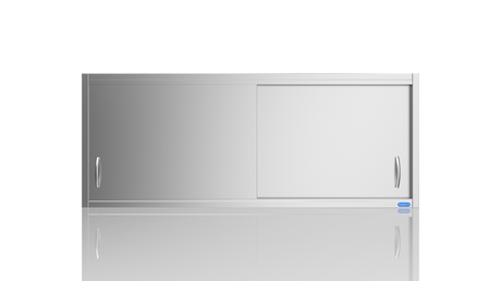 Nordstar Stainless Steel Wall Cupboard 1500mm Wide | NSWC1500 Stainless Steel Wall Cupboards Nordstar