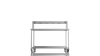 Nordstar Mobile Centre Table Bench With Heated Gantry Chefs Pass 1500mm | STCMCB1500 Stainless Steel Tables with Overshelf Nordstar