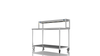 Nordstar Mobile Centre Table Bench With Heated Gantry Chefs Pass 1500mm | STCMCB1500 Stainless Steel Tables with Overshelf Nordstar