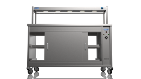 Nordstar Pass Through Hot Cupboard With Single Tier Gantry Chef Pass 1500mm | STC1500P Hot Cupboards Nordstar