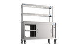 Nordstar Pass Through Hot Cupboard With Double Tier Gantry Chef Pass 1500mm | DTC1500P Hot Cupboards Nordstar
