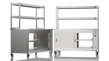 Nordstar Pass Through Hot Cupboard With Double Tier Gantry Chef Pass 1500mm | DTC1500P Hot Cupboards Nordstar