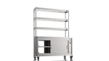 Nordstar Pass Through Hot Cupboard With Triple Tier Gantry Chef Pass 1500mm | TTC1500P Hot Cupboards Nordstar