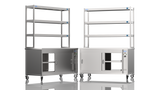 Nordstar Pass Through Hot Cupboard With Triple Tier Gantry Chef Pass 1500mm | TTC1500P Hot Cupboards Nordstar