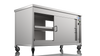 Nordstar Mobile Pass Through Hot Cupboard Flat Top Servery 1500mm | HC1500P Hot Cupboards Nordstar