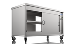 Nordstar Mobile Pass Through Hot Cupboard Flat Top Servery 1500mm | HC1500P Hot Cupboards Nordstar