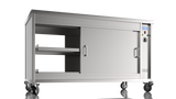 Nordstar Mobile Pass Through Hot Cupboard Flat Top Servery 1500mm | HC1500P Hot Cupboards Nordstar