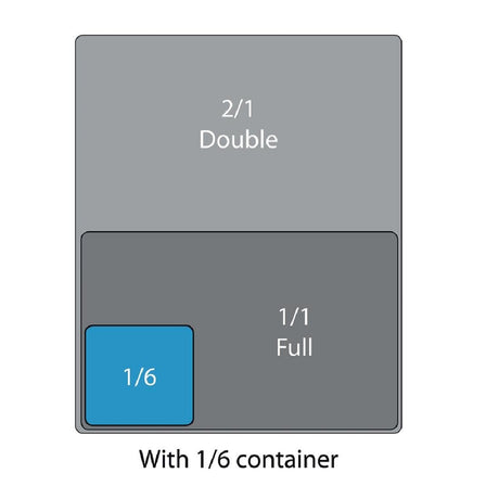 Cambro Polypropylene Gastronorm Tray 1/6 Soft Seal Lid - DM757  Cambro   