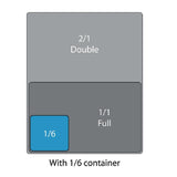 Cambro Polycarbonate 1/6 Gastronorm Tray 65mm - DM754  Cambro   