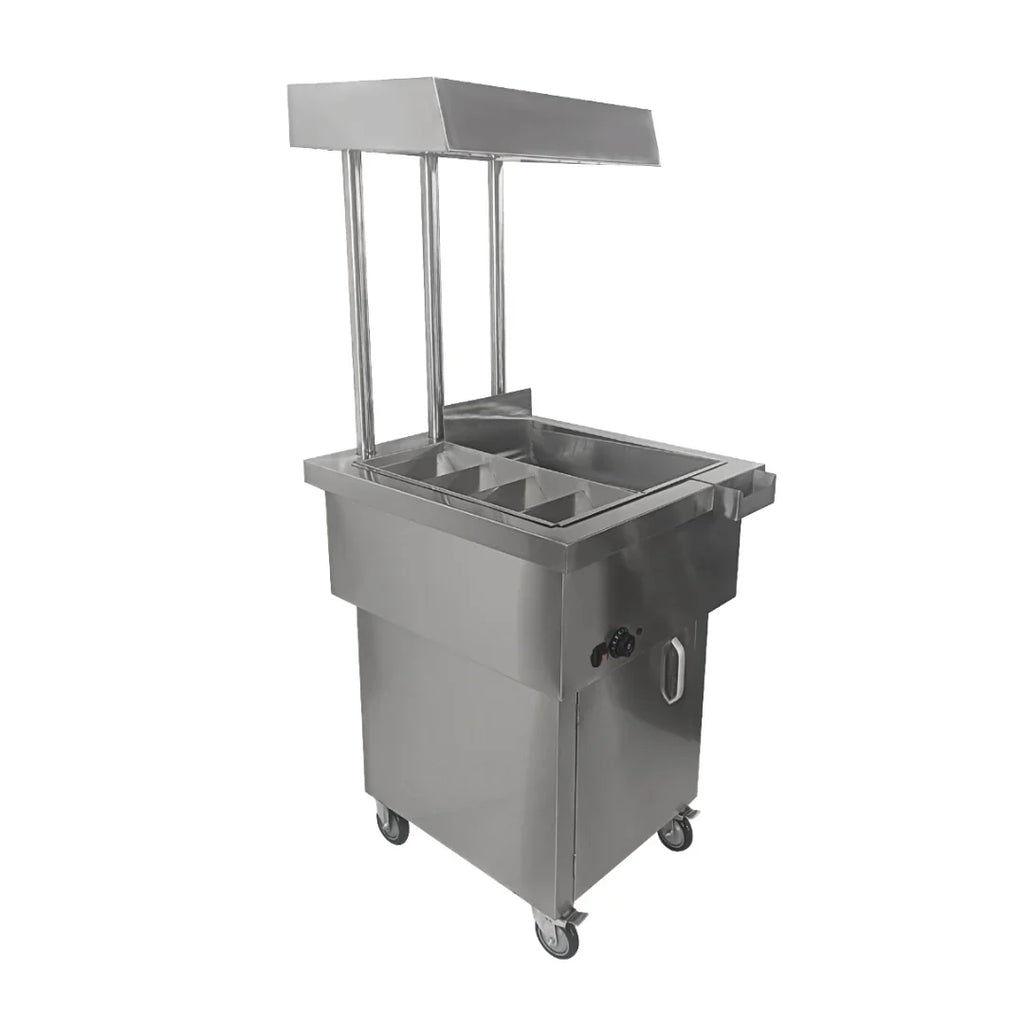 Empire Electric Chip Dump Scuttle Fries Station - Commercial Freestanding Warmer & Holding Unit | EMP-FSCD Chip Scuttles & Dumps Bag Stations Empire