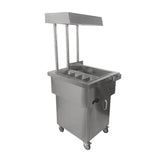 Empire Electric Chip Dump Scuttle Fries Station - Commercial Freestanding Warmer & Holding Unit | EMP-FSCD Chip Scuttles & Dumps Bag Stations Empire
