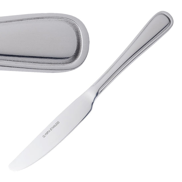 Olympia Mayfair Dessert Knife (Pack of 12) - D506 Table Knives Olympia