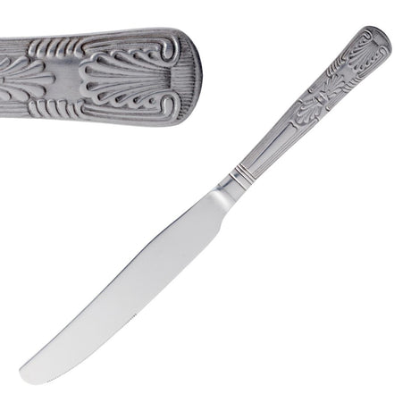 Olympia Kings Solid Handle Table Knife (Pack of 12) - D682 Table Knives Olympia