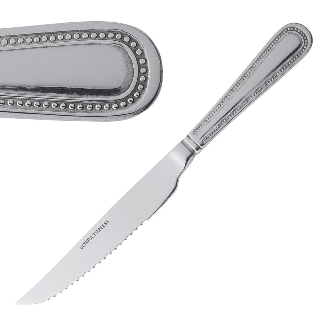 Olympia Bead Steak Knives (Pack of 12) - DL102 Olympia Cutlery Olympia   