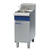 Blue Seal Single Tank Twin Basket Free Standing Natural Gas Fryer GT18 - CM604-N Freestanding Gas Fyers Blue Seal