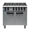 Blue Seal 6 Burner Oven Range Medium Duty LPG G750 6 - CM603-P  Blue Seal   