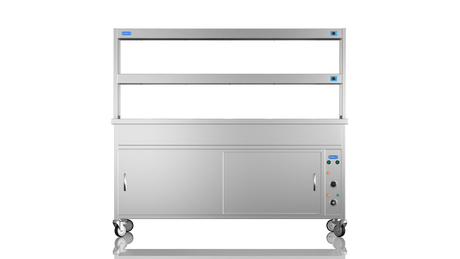 Nordstar NordStar Hot Cupboard Bain Marie 5 x 1/1GN With 2 Tier Heated Gantry | DTCBM1800 Hot Cupboards Nordstar