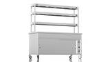 Nordstar NordStar Hot Cupboard Bain Marie 3 x 1/1GN With 3 Tier Heated Gantry | TTCBM1800 Hot Cupboards Nordstar