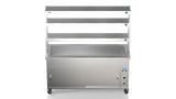 Nordstar NordStar Hot Cupboard Bain Marie 3 x 1/1GN With 3 Tier Heated Gantry | TTCBM1800 Hot Cupboards Nordstar