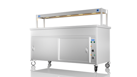 Nordstar NordStar Hot Cupboard Bain Marie 5 x 1/1GN With Single Heated Gantry | STCBM1800 Hot Cupboards Nordstar