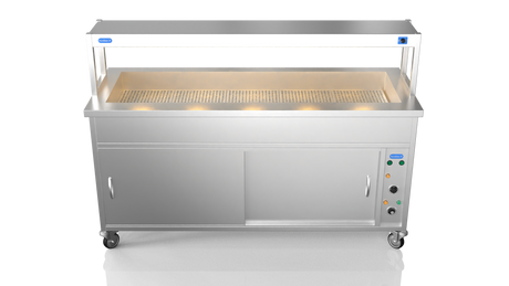 Nordstar NordStar Hot Cupboard Bain Marie 5 x 1/1GN With Single Heated Gantry | STCBM1800 Hot Cupboards Nordstar