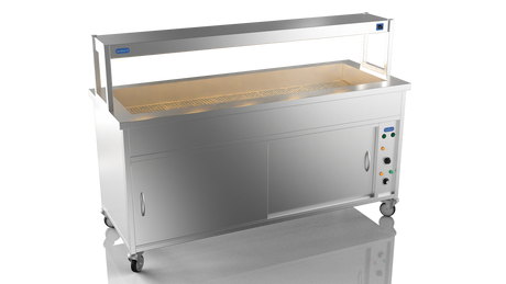 Nordstar NordStar Hot Cupboard Bain Marie 5 x 1/1GN With Single Heated Gantry | STCBM1800 Hot Cupboards Nordstar