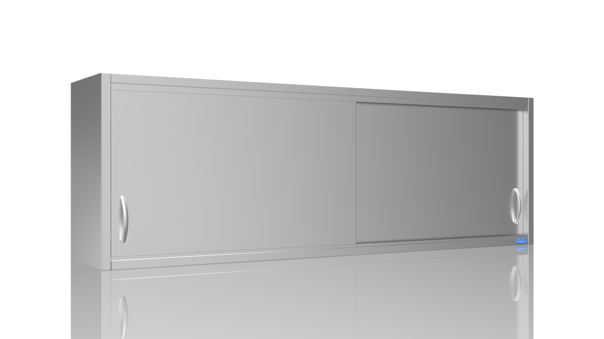 Nordstar Stainless Steel Wall Cupboard 1800mm Wide | NSWC1800 Stainless Steel Wall Cupboards Nordstar