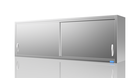 Nordstar Stainless Steel Wall Cupboard 1800mm Wide | NSWC1800 Stainless Steel Wall Cupboards Nordstar
