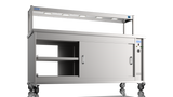 Nordstar Pass Through Hot Cupboard With Triple Tier Gantry Chef Pass 1800mm | STC1800P Hot Cupboards Nordstar
