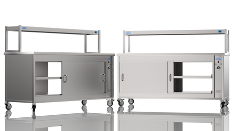 Nordstar Pass Through Hot Cupboard With Triple Tier Gantry Chef Pass 1800mm | STC1800P Hot Cupboards Nordstar