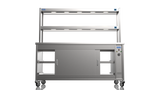 Nordstar Pass Through Hot Cupboard With Double Tier Gantry Chef Pass 1800mm | DTC1800P Hot Cupboards Nordstar