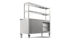 Nordstar Pass Through Hot Cupboard With Double Tier Gantry Chef Pass 1800mm | DTC1800P Hot Cupboards Nordstar