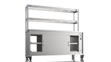 Nordstar Pass Through Hot Cupboard With Double Tier Gantry Chef Pass 1800mm | DTC1800P Hot Cupboards Nordstar