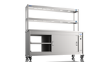 Nordstar Pass Through Hot Cupboard With Double Tier Gantry Chef Pass 1800mm | DTC1800P Hot Cupboards Nordstar