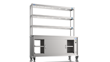 Nordstar Pass Through Hot Cupboard With Single Tier Gantry Chef Pass 1800mm | TTC1800P Hot Cupboards Nordstar