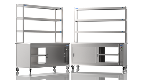 Nordstar Pass Through Hot Cupboard With Single Tier Gantry Chef Pass 1800mm | TTC1800P Hot Cupboards Nordstar