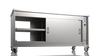 Nordstar Mobile Pass Through Hot Cupboard Flat Top Servery 1800mm | HC1800P Hot Cupboards Nordstar