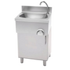 Combisteel Knee Operated Sink With Pedestal Cupboard - 7013.0780 Hand Wash Sinks Combisteel