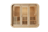 Kove 5-6 Person Spruce Cube Sauna with Front Porch & 8kW Electric Heater | KOVE-CUBE6 Outdoor Cube Saunas Kove Designs