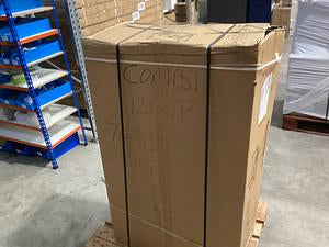 Combisteel 700 Stainless Steel Single Right Bowl Sink Flat Pack 1200mm Wide - 7455.0205 - Graded Item Single Bowl Sinks Combisteel