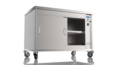 Nordstar Mobile Hot Cupboard Flat Top Servery 1200mm | HC1200 Hot Cupboards Nordstar