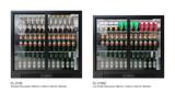 Empire Core Double Door 208L Bottle Cooler – Sliding Door Commercial Back Bar Fridge | CL-210S-P Double Door Bottle Coolers Empire